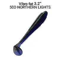 Съедобная силиконовая приманка Crazy Fish Vibro fat 3.2" 73-80-50d-6 кальмар для ловли щуки, судака, и сома