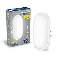 Світильник LED Violux ДББ ELIPSE UA MW sensor 12W 6000K IP44 картон