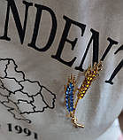 Брошка Значок України Колосок Колоски українські українське, фото 3