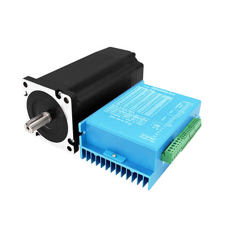 Кроковий сервопривід з енкодером (зворотний зв'язок) 86EBP181ALC-TK0 + HBS86H, 12.5 Nm, фото 1