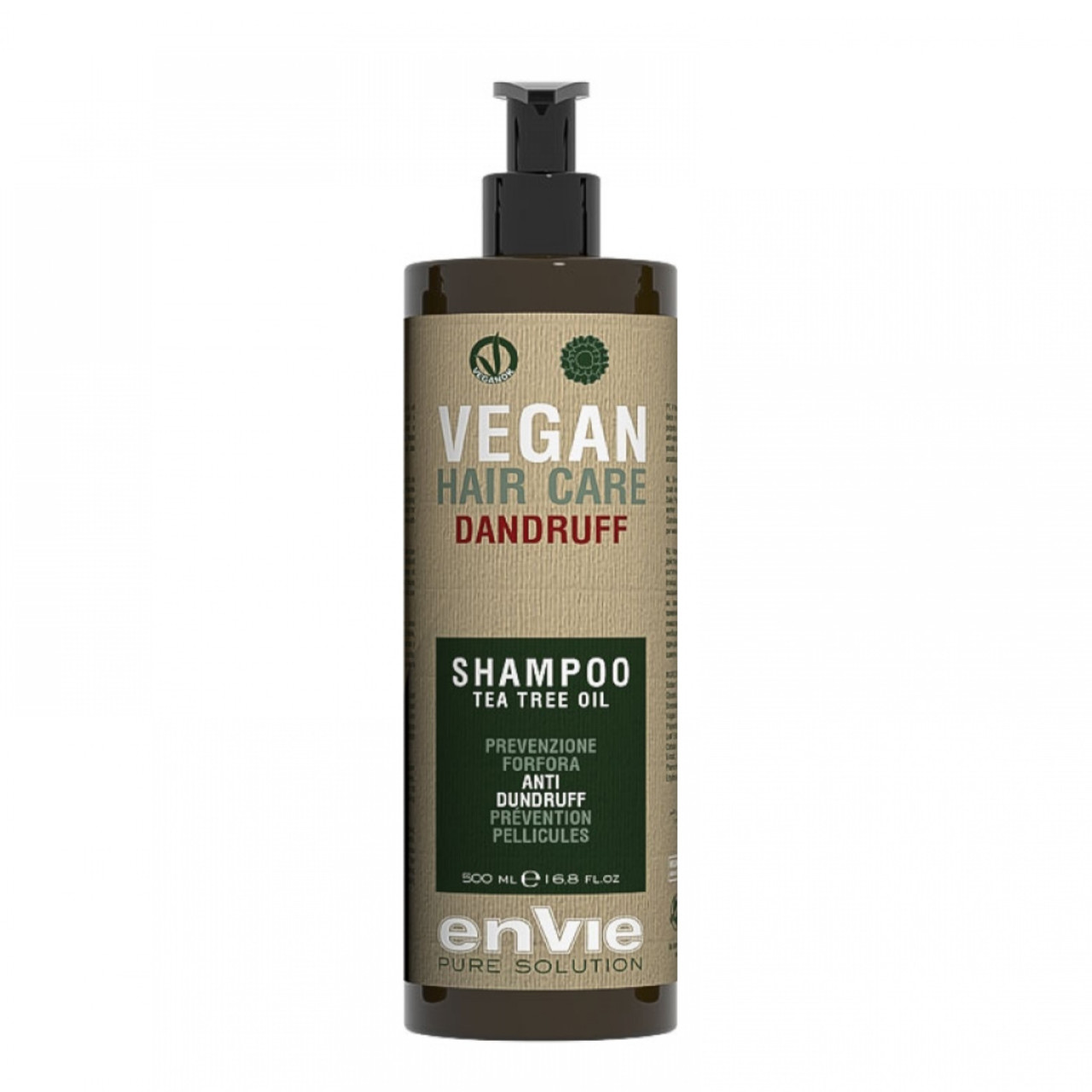 Шампунь Envie Vegan Dandruff Shampoo Tea Tree Oil проти лупи з олією чайного дерева, 500 мл (EN852)