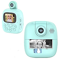 Фотоаппарат детский портативный А3-30 с моментальной печатью и двойной камерой на аккумуляторе 1200 мАч tac