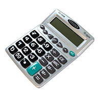 Калькулятор великий офісний, шкільний (працює від 1 батарейки)