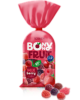 Упаковка желейних цукерок Roshen Bonny-fruit berry mix 200 г х 18 шт