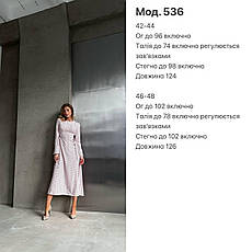 Сукня жіноча софт 42-44,46-48 (2) "INNA" RIN4957-536 zam, фото 3