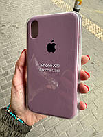 Чехол для iPhone XR Silicone Case Blueberry / на айфон Xr силикон кейс фиолетовый