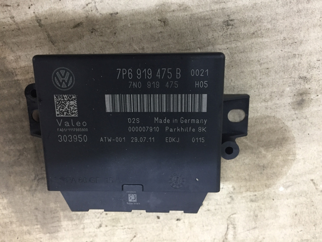 Блок керування парктроніком Volkswagen Touareg NF 7P6919475B, фото 1