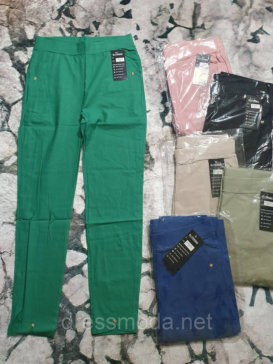 Жіночі стрейчеві котонові брюки М-2XL