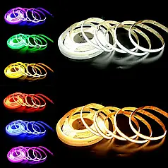 Світлодіодна стрічка Mi-light COB RGB+CCT 840шт/м 21W/м 24V IP20 2700K-6500K 12мм MI-LED-RGBW840CCT2420-COB