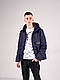 Чоловіча куртка демісезонна, колір темно-синій - фото 6 - id-p2149606691
