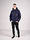 Чоловіча куртка демісезонна, колір темно-синій - фото 3 - id-p2149606691