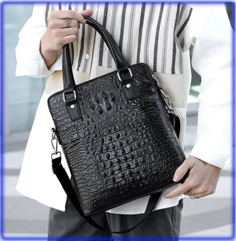 Жіноча шкіряна сумка, портфель для документів, планшета, сумочка рептилія.