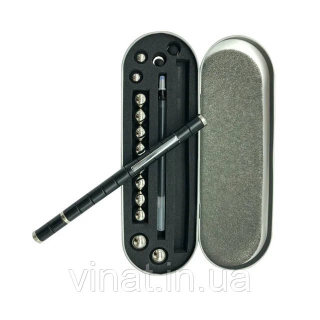 УЦІНКА! ПРИМ'ЯТА КОРОБКА! Набір магнітна ручка конструктор Polar Pen стилус чорна