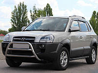 Кенгурятник WT022 (нерж.) для Hyundai Tucson JM 2004-2024 гг