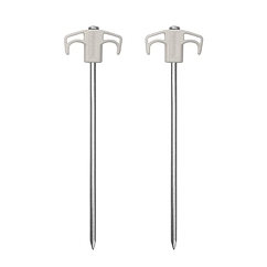 Кілочки Naturehike 250 мм (2 шт.) NH21YW133 білий