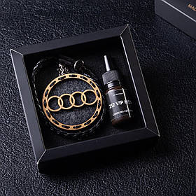 Ароматизатор в машину Audi з світлого дерева, подарунок чоловікові