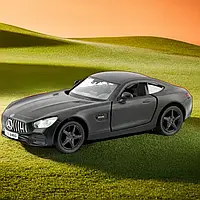 Колекційна Машинка металевий корпус Mercedes Benz AMG GT S матова чорна