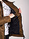 Чоловіча куртка демісезонна, колір хакі - фото 8 - id-p2149617715