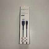 Кабель H68 USB to TypeC, 1M, black, фото 2