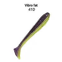 Съедобная силиконовая приманка Crazy Fish Vibro fat 3.2" 73-80-41d-6 кальмар для ловли щуки, судака, и сома
