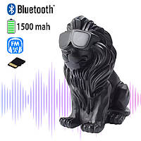 Мобільна Bluetooth колонка USB MP3 плеєр Ukc CHM19 Чорна, бездротова колонка USB microSD, MP3 плеєр TDN