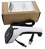 Сканер дротовий ALEO AL-V20 USB image 2D, білий, фото 5