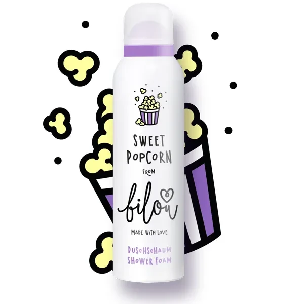 Пінка для душу Bilou Sweet Popcorn 200 мл, фото 1