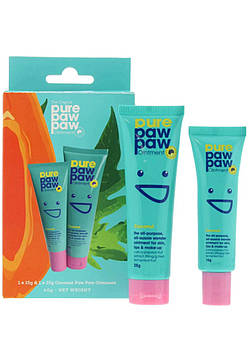 Набір відновлюючих бальзамів для губ Pure Paw Paw Duo Coconut