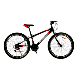 Велосипед Crossbike Spark V 26" 13" чорно-червоний, Чорний, 13", 130-150 см