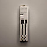 Кабель H68 USB to TypeC, 1.8M, black, фото 3