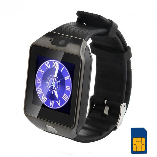 Взрослые смарт-часы с шагомером Smart Watch DZ09, умные Bluetooth часы с пульсометром для спорта черные SWN - фото 3 - id-p2149624257
