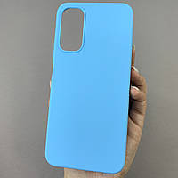 Чехол для Samsung Galaxy A14 5G однотонный силиконовый чехол на телефон самсунг а14 5г голубой pln