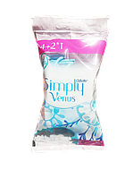 Одноразовые бритвенные станки Gillette Simply Venus 2, 4 + 2 шт