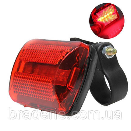 Велоліхтар STOP 0023-5LED/BSK-2279, 2xAA, фото 2