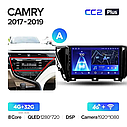 Штатна магнітола TEYES CC2Plus Toyota Camry 8 XV 70 (2017 - 2020) Android, фото 4