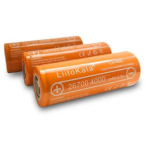 Акумулятор 26700, LiitoKala Lii-40E, 3.2V, 4000mAh, ОРИГИНАЛ, фото 2