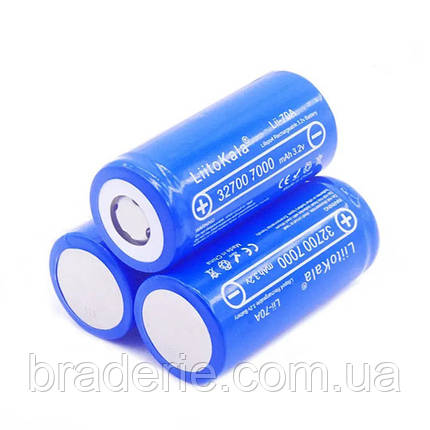 Акумулятор 32700, LiitoKala Lii-70A,3.2V, 7000mAh, ОРИГИНАЛ, фото 2