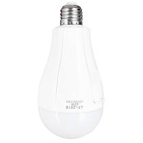 Світлодіодна LED лампочка з акумулятором AP-2916, 20W, E27, 2x18650, ковпачок-кемпінг, фото 2