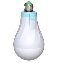 Світлодіодна LED лампочка з акумулятором AP-2917, 20W, E27, 2x18650, ковпачок-кемпінг, фото 2