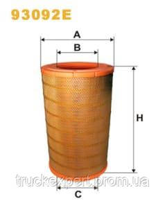 Повітряний фільтр (картридж) WIX автомобілів SCANIA 4, P,G,R,T DC12.07-DT16.08 09.95-