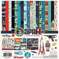 Набор бумаги Carta Bella Paper Company Space Academy Collection Kit, CBSA61016