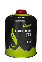 Картридж газовий Tramp різьбовий 450гр UTRG-002