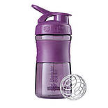 Шейкер спортивний (пляшка) BlenderBottle SportMixer 20oz/590ml Plum (Original), фото 3