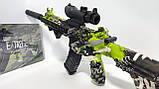 Дитячий автомат на орбізах M416 Graffiti Green на акумуляторі 7.4V та орбізи 5000 шт., фото 2