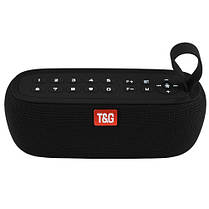 Bluetooth-колонка TG177, speakerphone, радіо, PowerBank, годинник, black, фото 3