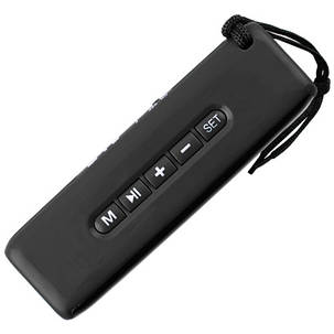 Bluetooth-колонка TG174, speakerphone, радіо, PowerBank, годинник, термометр, black, фото 2