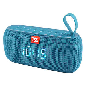 Bluetooth-колонка TG177, speakerphone, радіо, PowerBank, годинник, peacock, фото 2