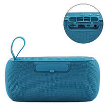 Bluetooth-колонка TG177, speakerphone, радіо, PowerBank, годинник, peacock, фото 3