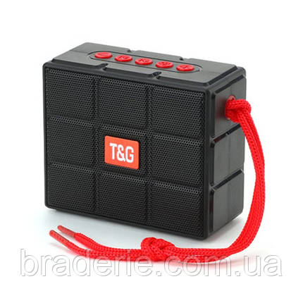 Bluetooth-колонка TG311 з RGB ПІДСВІЧУВАННЯМ,  speakerphone, радіо, black, фото 2