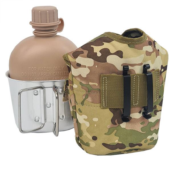 Фляга з казанком у чохлі UA. Multicam, фото 1